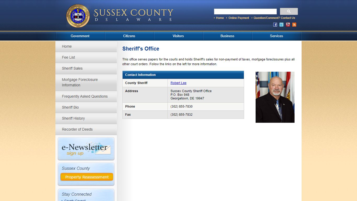 Sheriff's Office | Sussex County